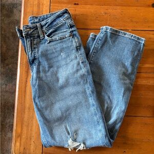 Old Navy Distressed Blue Skinny Jeans